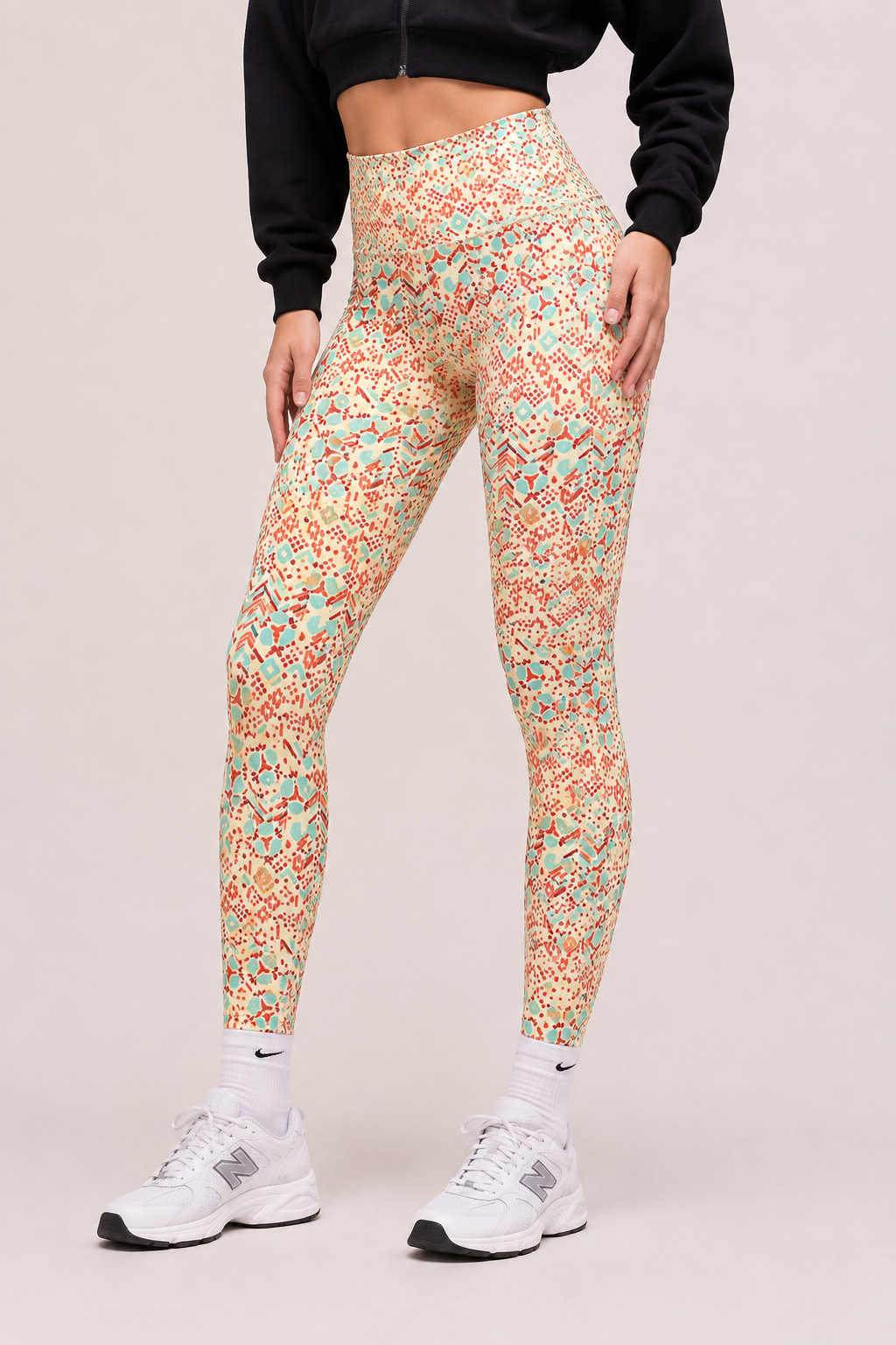 Coral Coast High-Waisted Leggings | Buccleuch Studios x Shimena (Copy)