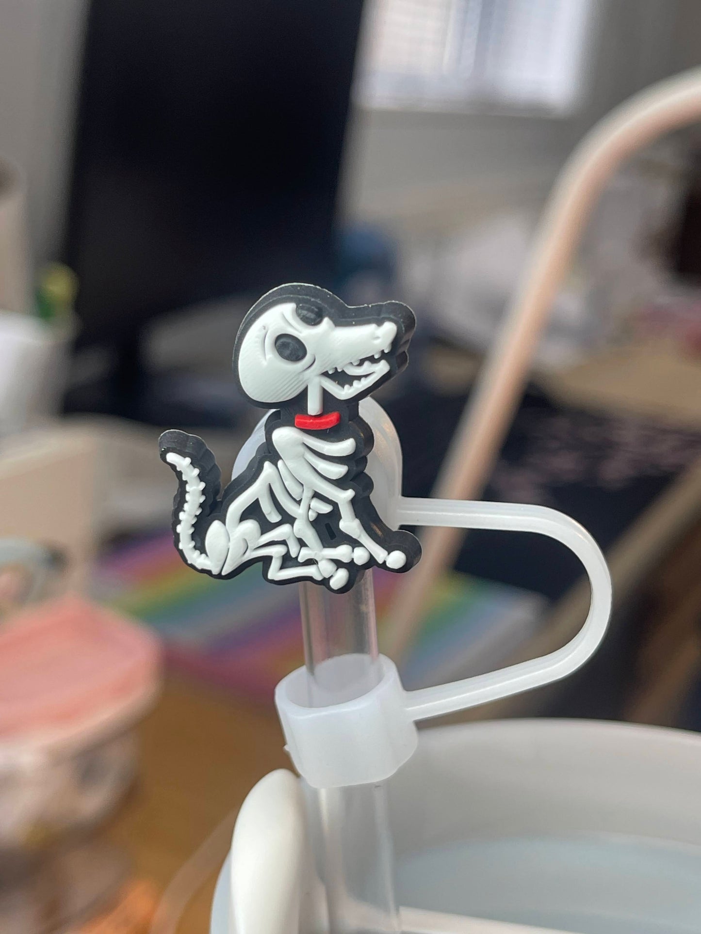 Character Straw topper cover for 40oz Quencher tumbler. Fits Stanley V1 and H2.0 and all Dupesupes