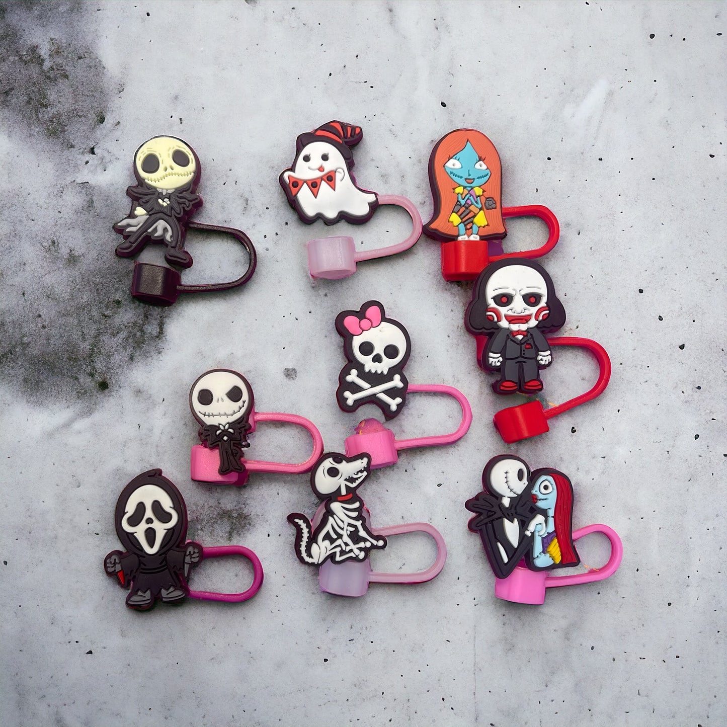 Character Straw topper cover for 40oz Quencher tumbler. Fits Stanley V1 and H2.0 and all Dupesupes