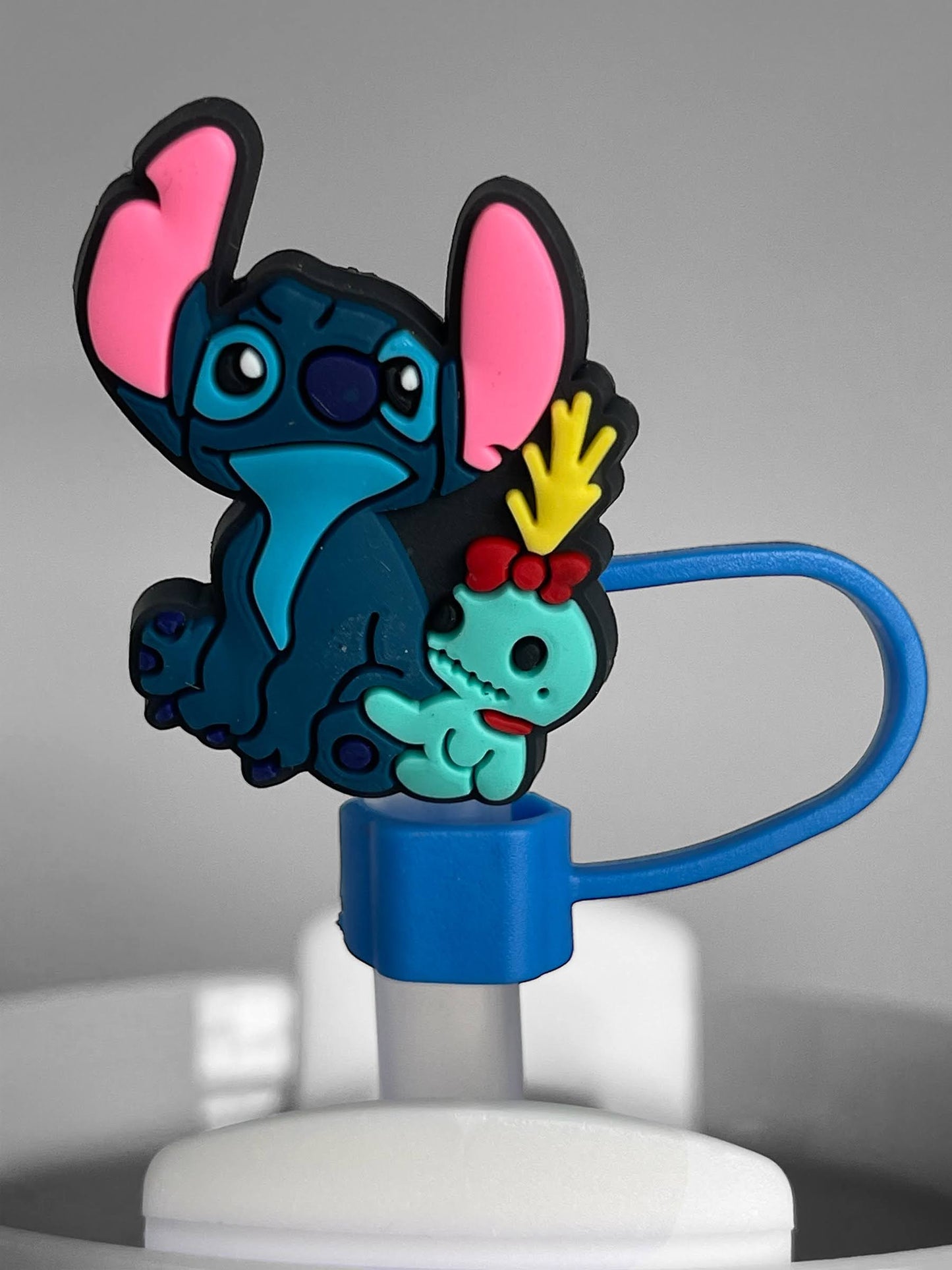 Stitch - Straw topper cover for 40oz Quencher tumbler. Fits Stanley V1 and H2.0 and all Dupes