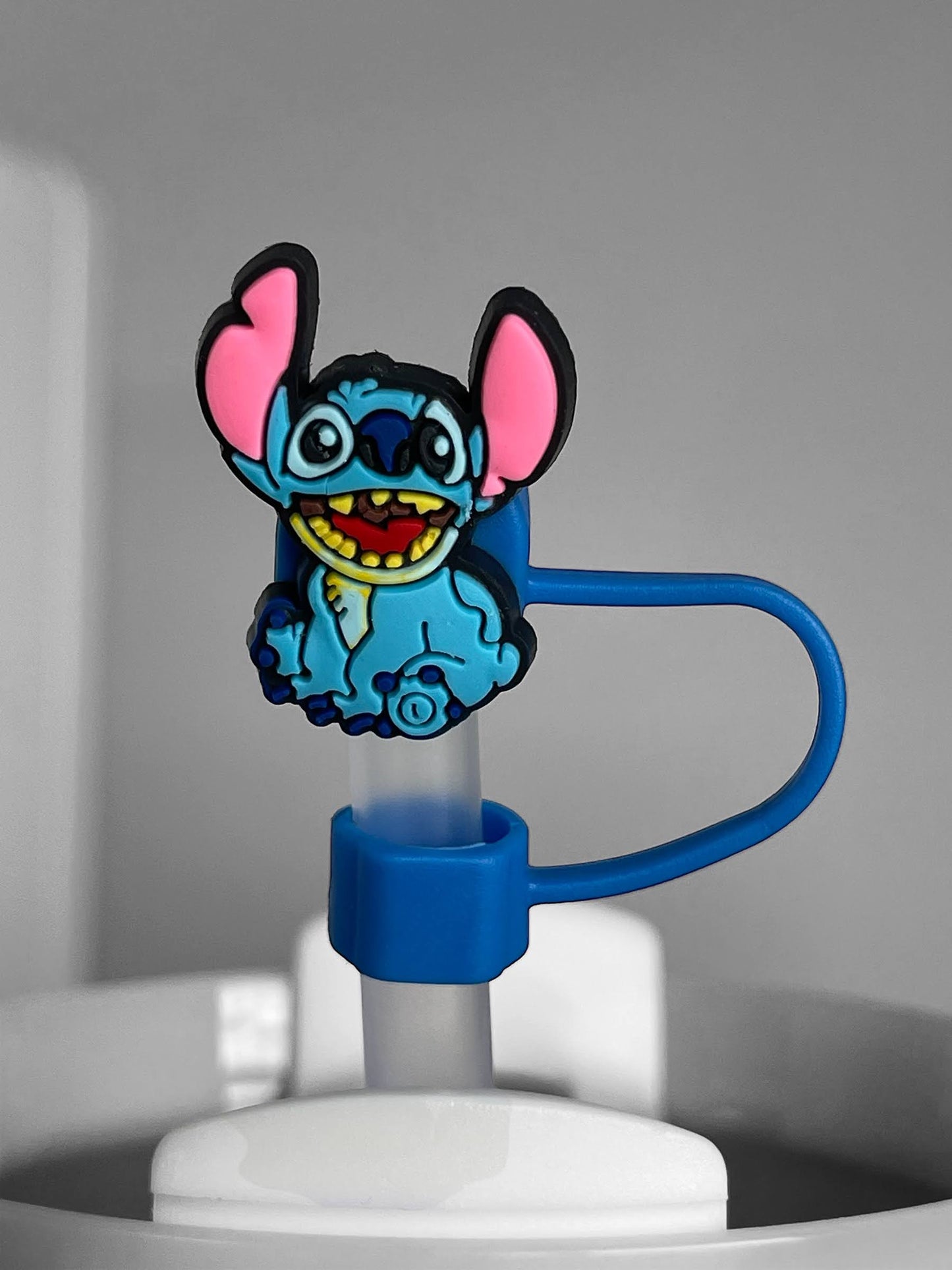 Stitch - Straw topper cover for 40oz Quencher tumbler. Fits Stanley V1 and H2.0 and all Dupes