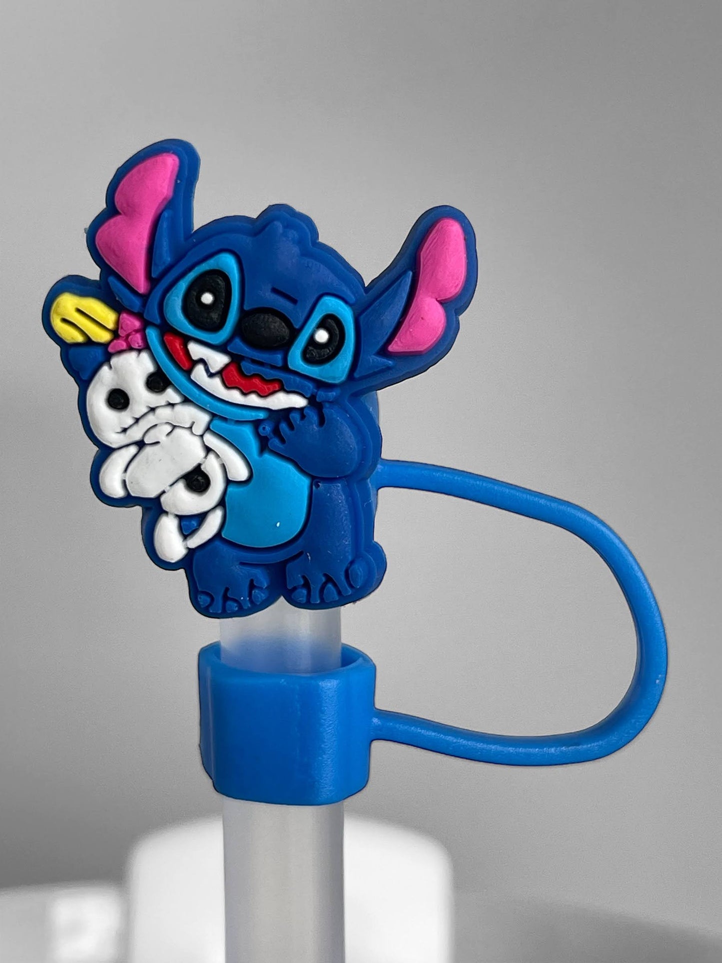 Stitch - Straw topper cover for 40oz Quencher tumbler. Fits Stanley V1 and H2.0 and all Dupes