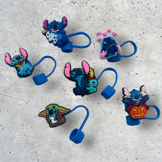 Stitch - Straw topper cover for 40oz Quencher tumbler. Fits Stanley V1 and H2.0 and all Dupes