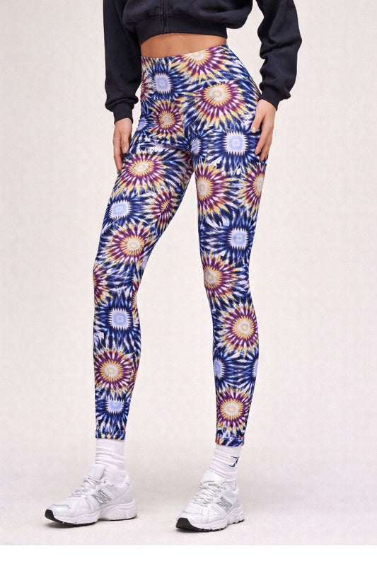 Buccleuch Studios x Shimena – Solar Burst Buttery Soft High-Waisted Leggings